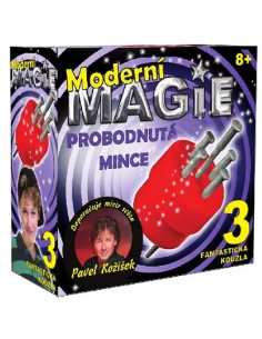 Moderní magie - probodnutá mince HM studio - učebnice do školy