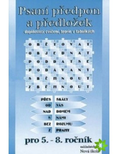 Psaní předpon a předložek NNS - učebnice do školy
