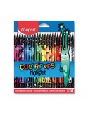 Pastelky bezdřevé Maped Color Peps Monsters  24 ks