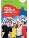 Třídílná učební sada Klett Maximal Interaktiv pro výuku němčiny jako druhého cizího jazyka na základních školách a v nižších ročnících víceletých gymnázií.