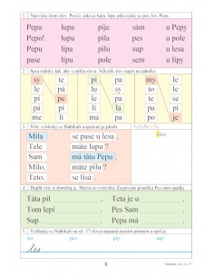 Karty ke slabikáři  - učebnice do školy 2