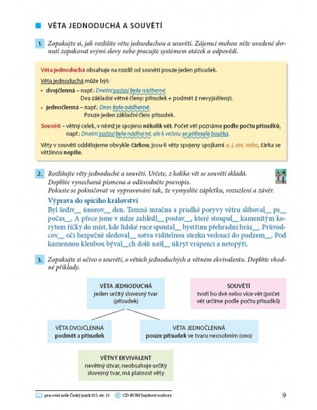 Český jazyk 8 - 1. díl - Učivo o jazyce - Máme rádi češtinu Český jazyk 8 - 1. díl - Učivo o jazyce - Máme rádi češtinu