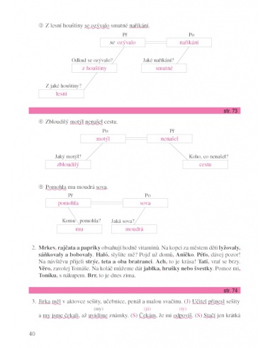 Klíč k Pracovním listům Máme rádi češtinu 5  - učebnice do školy