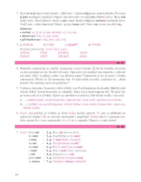 Klíč k Pracovním listům Máme rádi češtinu 5  - učebnice do školy