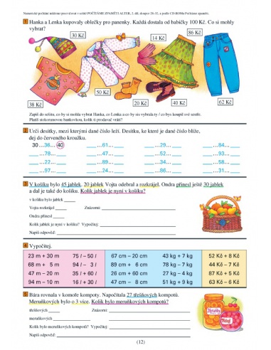 Matematika 2. ročník sešit 6  - učebnice do školy Matematika 2. ročník sešit 6  - učebnice do školy
