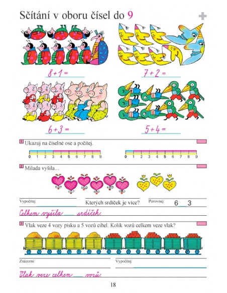 Matematika 1. ročník sešit 2  - učebnice do školy Matematika 1. ročník sešit 2  - učebnice do školy