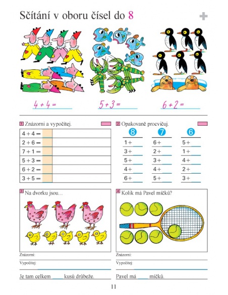 Matematika 1. ročník sešit 2  - učebnice do školy Matematika 1. ročník sešit 2  - učebnice do školy