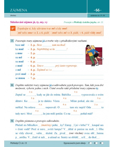 Pracovní listy k učebnici Máme rádi češtinu 5  - učebnice do