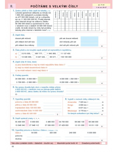 Pracovní sešit k Matematice pro 5. ročník, 2.  Pracovní sešit k Matematice pro 5. ročník, 2.