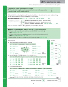 Pracovní sešit - Desetinná čísla pro 5.ročník  - učebnice do 2