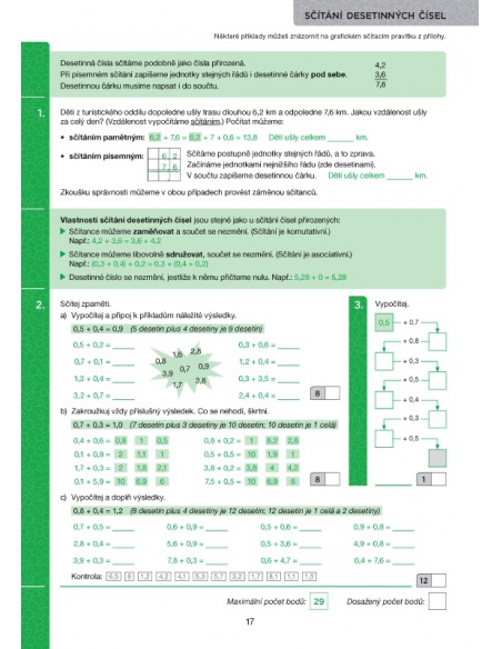 Pracovní sešit - Desetinná čísla pro 5.ročník  - učebnice do Pracovní sešit - Desetinná čísla pro 5.ročník  - učebnice do