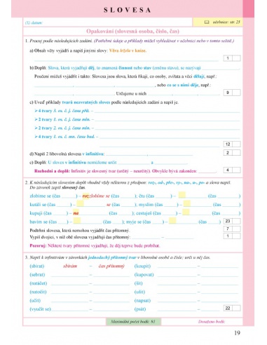 Pracovní sešit k Českému jazyku 5 - 1.díl Alter - učebnice do