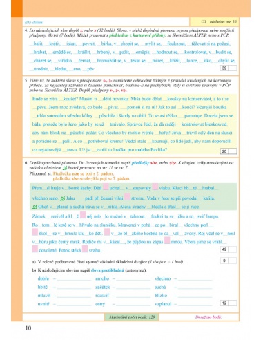 Pracovní sešit k Českému jazyku 5 - 1.díl Alter - učebnice do