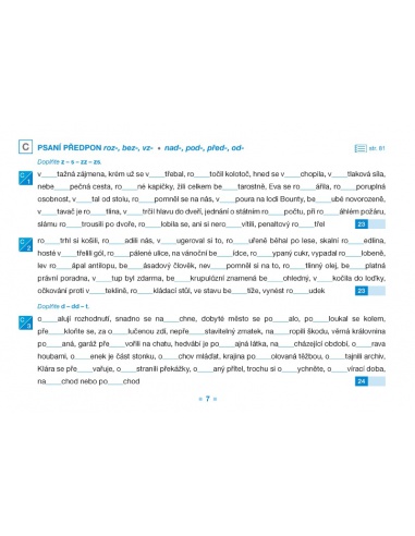 Pravopisné pětiminutovky 7  - učebnice do školy Pravopisné pětiminutovky 7  - učebnice do školy