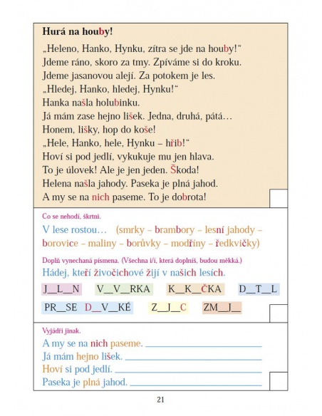 Rozšiřující texty ke Slabikáři  - učebnice do školy Rozšiřující texty ke Slabikáři  - učebnice do školy