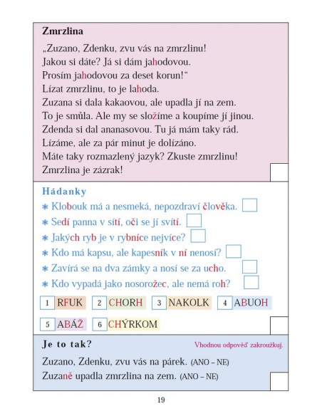 Rozšiřující texty ke Slabikáři  - učebnice do školy Rozšiřující texty ke Slabikáři  - učebnice do školy