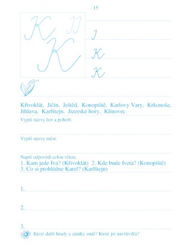 Psaní pro 3. ročník, 1. díl - trénujeme psaný i mluvený projev