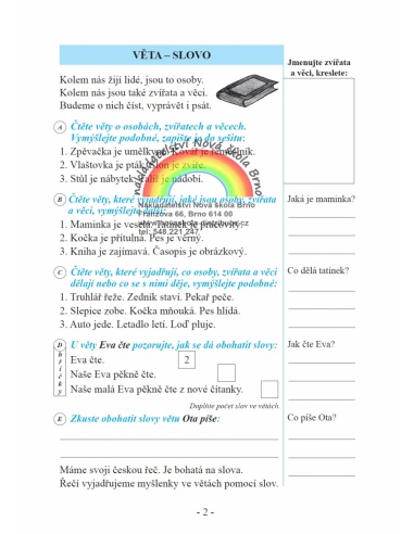 Český jazyk 3 - pracovní sešit - původní řada  - učebnice do Český jazyk 3 - pracovní sešit - původní řada  - učebnice do