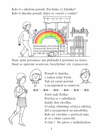 Chci závodit s kalkulačkou  - učebnice do školy Chci závodit s kalkulačkou  - učebnice do školy