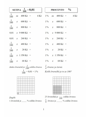 Jak počítat s procenty Nová škola - učebnice do školy