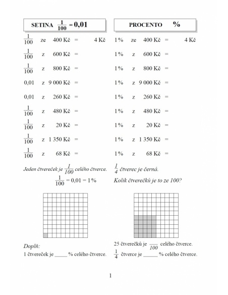 Jak počítat s procenty Nová škola - učebnice do školy