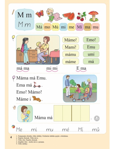 Nevázané písmo - Slabikář s kocourem Samem  - učebnice do školy Nevázané písmo - Slabikář s kocourem Samem  - učebnice do školy