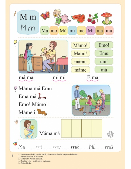 Nevázané písmo - Slabikář s kocourem Samem  - učebnice do školy Nevázané písmo - Slabikář s kocourem Samem  - učebnice do školy