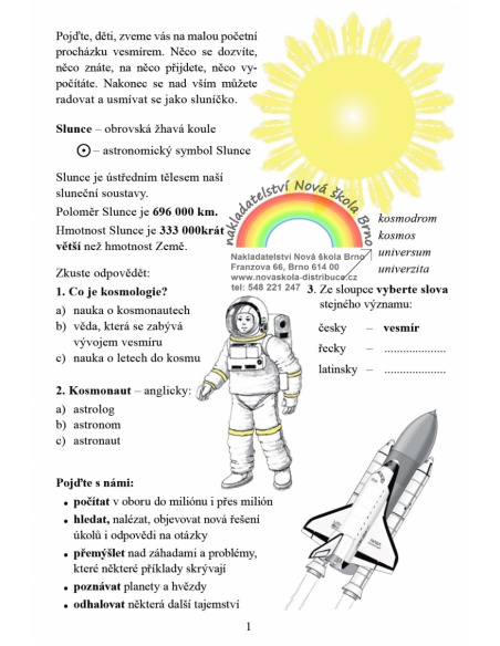 Od příkladů ke hvězdám  - učebnice do školy