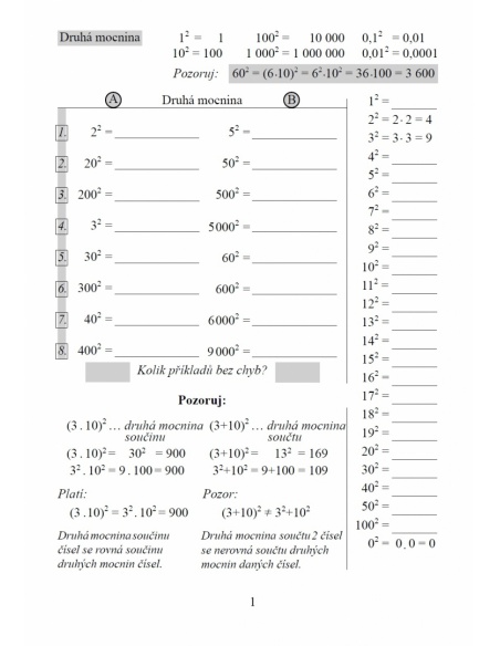 Počtářské chvilky 8  - učebnice do školy Počtářské chvilky 8  - učebnice do školy