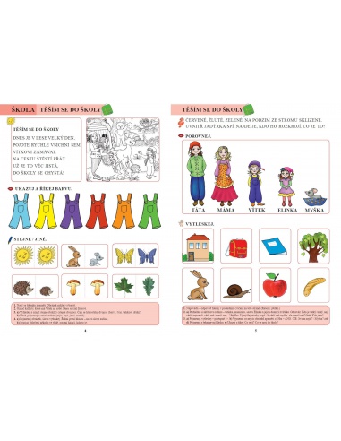 Půjdeme do školy - barevná pracovní učebnice  - učebnice do Půjdeme do školy - barevná pracovní učebnice  - učebnice do