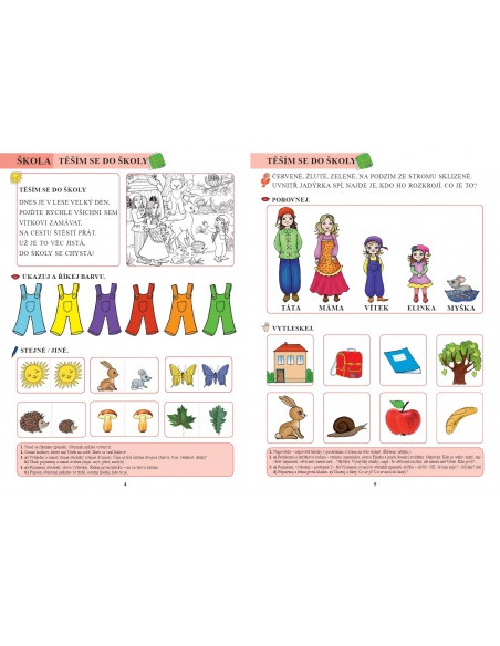 Půjdeme do školy - barevná pracovní učebnice  - učebnice do Půjdeme do školy - barevná pracovní učebnice  - učebnice do