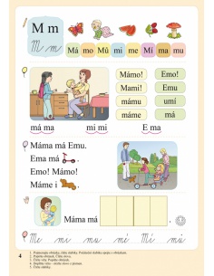 Slabikář s kocourem Samem  - učebnice do školy 2