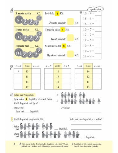 Veselé počítání pro 2, 2. díl Nová škola - učebnice do školy