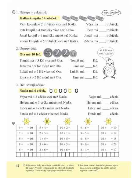 Veselé počítání pro 2, 1. díl Nová škola - učebnice do školy Veselé počítání pro 2, 1. díl Nová škola - učebnice do školy