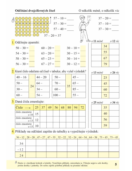 Bystré počítání 3. ročník 1. díl - pracovní sešit Nová škola - Bystré počítání 3. ročník 1. díl - pracovní sešit Nová škola -