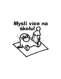 Razítko - Mysli více na školu