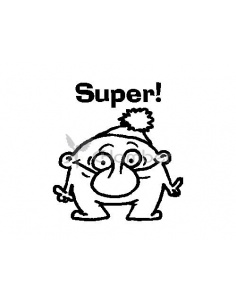 Razítko - Super!  - učebnice do školy