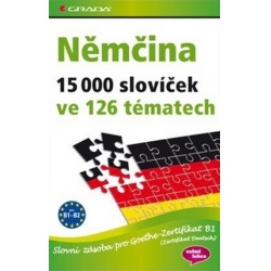 Němčina 15 000 slovíček ve 126 tématech  - učebnice do školy