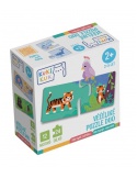 KukiKuk - Veliké puzzle DUO Kde bydlí zvířátka