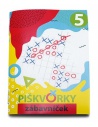  Zábavníček - Piškvorky BU580-5   Zábavné notýsky pro kluky i pro holčičky.   Rozměr: 80 x 110 mm   Počet stran: 40 