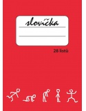 Slovíčka - sešit A6 28 listů