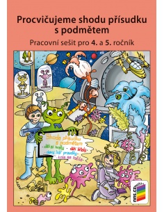 Procvičujeme shodu přísudku s podmětem NNS - učebnice do školy