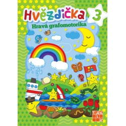 Hvězdička 3 - Hravá grafomotorika  - učebnice do školy
