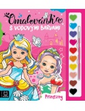 Omalovánka s vodovými barvami - Princezny