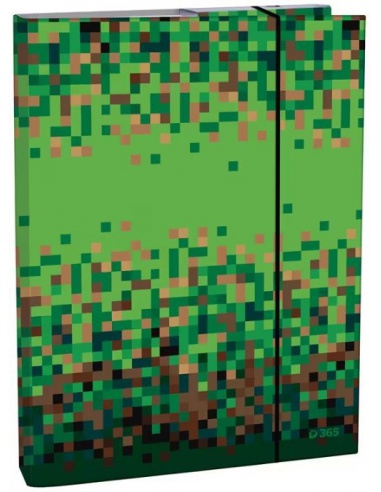 Box na sešity A4 - pixel  - učebnice do školy