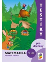 Testíky z matematiky jsou součástí ucelené řady určené pro 1. stupeň základních škol.
Testíky slouží k procvičování, rozvoji a průběžnému testování dovedností žáků a umožňují rychlé vyhodnocení. Vše je předepsáno, žáci doplňují výsledky nebo vybírají pravdivá tvrzení.