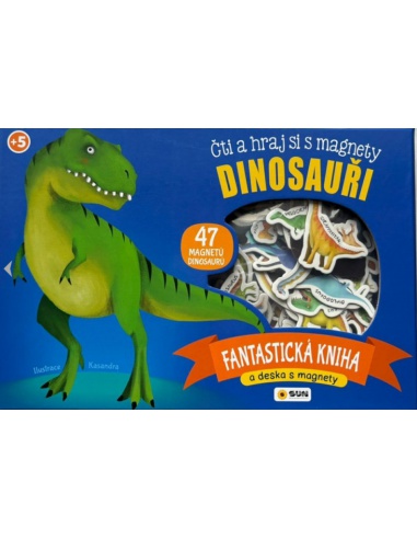 Čti a hraj si s magnety dinosauři  - učebnice do školy