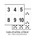 Soubor značek a číslic