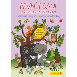 Nevázané písmo - První psaní s kocourem Samem  - učebnice do