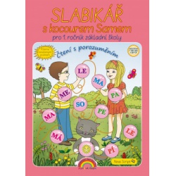 Nevázané písmo - Slabikář s kocourem Samem  - učebnice do školy